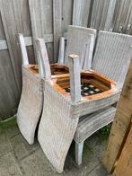 Tuinstoelen 4 stuks wit, Ophalen, Zo goed als nieuw