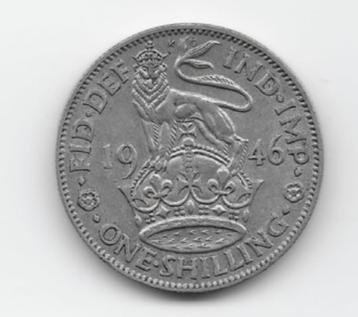 Verenigd Koninkrijk 1 shilling 1946 KM# 853