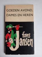 Goedenavond, Dames en Heren - Fons Jansen, Verzenden, Gelezen, Fons Jansen