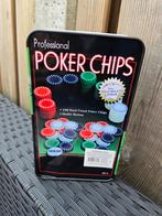 Texas hold em poker chips nieuw 100st, Hobby en Vrije tijd, Gezelschapsspellen | Kaartspellen, Ophalen of Verzenden, Zo goed als nieuw