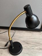 Ikea Basterud bureaulamp tafellamp zwart goud, Ophalen of Verzenden, Zo goed als nieuw, 75 cm of meer