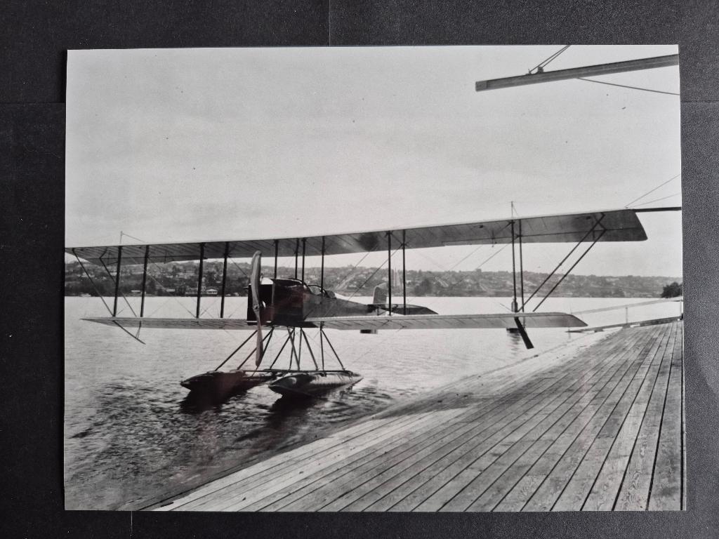 Foto van de Boeing Model C (F1042), Ophalen of Verzenden, Gebruikt, Kaart, Foto of Prent