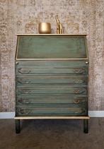 Groen secretaire in vintage stijl, Ophalen, Donyavimin@gmail.com, Zo goed als nieuw, 5363st