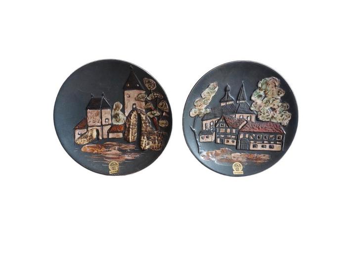 Vintage Ruscha wandbord, wandborden, Antiek en Kunst, Antiek | Wandborden en Tegels, Ophalen of Verzenden