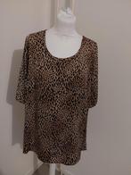 Prachtige bruine top van Junarose maat 42, okselm 57cm, Junarose, Bruin, Ophalen of Verzenden, Zo goed als nieuw