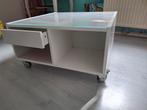 Ikea tafel met glazen blad, Huis en Inrichting, Ophalen, Gebruikt, 50 tot 100 cm, Minder dan 100 cm
