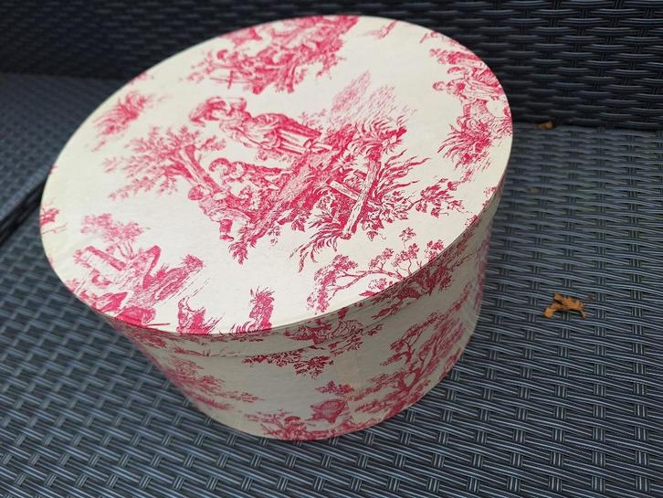 Pruikendoos met pruik, Sieraden, Tassen en Uiterlijk, Uiterlijk | Haarverzorging, Zo goed als nieuw, Overige typen, Ophalen of Verzenden