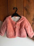 Hema: Roze teddy jas / Vestje - Maat 68, Ophalen of Verzenden, Zo goed als nieuw, Meisje, Truitje of Vestje