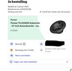 Pioneer TS-A300D, Ophalen of Verzenden, Zo goed als nieuw