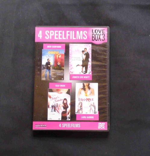 Love box ! 4 romantische comedies ! DVD s !, Cd's en Dvd's, Dvd's | Komedie, Zo goed als nieuw, Romantische komedie, Boxset, Alle leeftijden
