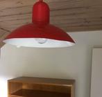 Vintage rode hanglamp, Ophalen of Verzenden, Zo goed als nieuw, Minder dan 50 cm