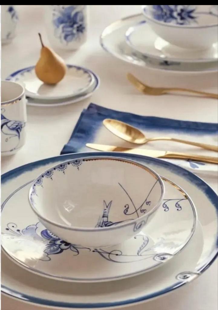 Pip Studio Servies the blie bird, Huis en Inrichting, Keuken | Servies, Nieuw, Bord(en), Overige stijlen, Porselein, Ophalen of Verzenden