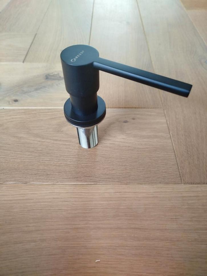 Zeepdispenser - Zwart Caressi, Huis en Inrichting, Keuken | Keukenbenodigdheden, Gebruikt, Ophalen