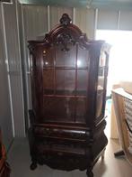 Antieke Barok Kast met Glasdeuren, Ophalen