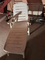 Wit ligbed, Tuin en Terras, Ophalen, Kunststof