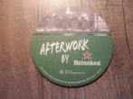 Heineken bierviltje export Afterwork by Heineken, Verzamelen, Ophalen of Verzenden, Zo goed als nieuw, Viltje(s), Heineken