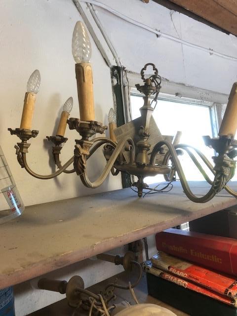 Oude Kamerlampen - Sfeervolle Verlichting, Huis en Inrichting, Lampen | Kroonluchters, Gebruikt, Metaal, Ophalen