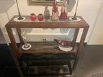 Kersenhouten sidetable, Ophalen, Zo goed als nieuw, 25 tot 50 cm, Rechthoekig