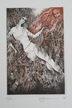 Exlibris / Ex libris N. Cernetsova, Danae, mythologie, Antiek en Kunst, Kunst | Etsen en Gravures, Verzenden
