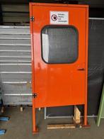 2203. Veiligheidsdeur / deur, Ophalen, Gebruikt, 80 tot 100 cm, Buitendeur