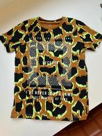 NIEUW m kaartje stoer t-shirt tijgerprint mt 134 140 NAME IT, Meisje, Ophalen of Verzenden, Zo goed als nieuw, NAME IT