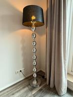 Moderne Staande Lamp Zwart/Chroom, Huis en Inrichting, Ophalen, Zo goed als nieuw, Metaal, 150 tot 200 cm