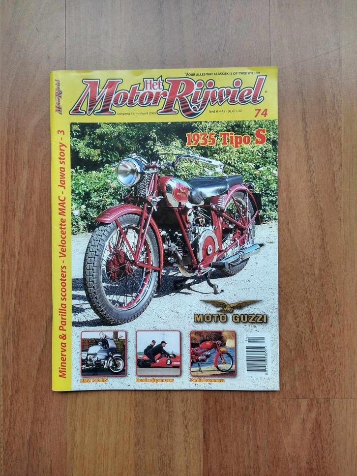 Het MotorRijwiel nr. 74 maart/april 2005, Boeken, Motoren, Gelezen, Verzenden