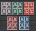 Nederland 1946, NVPH 469 t/m 473, Blokken van 4, Postfris., Verzenden, Na 1940, Postfris