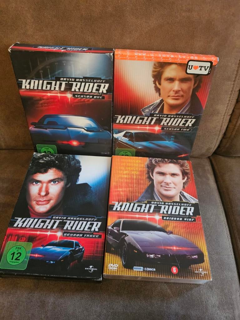 Knight Rider DVD Boxset - Seizoenen 1-4, Cd's en Dvd's, Dvd's | Tv en Series, Zo goed als nieuw, Actie en Avontuur, Boxset, Vanaf 12 jaar