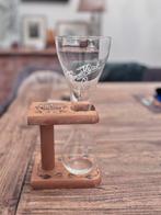 Pauwel Kwak Speciaal Bier Glas met Houten Standaard, Ophalen of Verzenden, Zo goed als nieuw