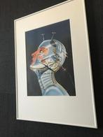 Kunstwerk schilderij/tekening Future Space 71x51cm, Ophalen of Verzenden