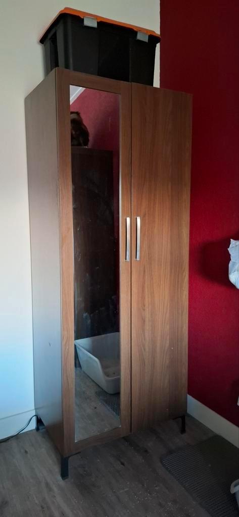 IKEA Kast met Spiegeldeur, Huis en Inrichting, Kasten | Kledingkasten, Gebruikt, 150 tot 200 cm, 50 tot 100 cm, 50 tot 75 cm, Ophalen