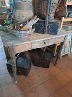 Oud geleefd keukentafeltje tafel stoer, Ophalen