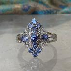 Tanzaniet geluk beschermt intuïtie inzicht voorspoed uniek, Sieraden, Tassen en Uiterlijk, Ringen, Blauw, Nieuw, Ophalen of Verzenden