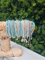 BIBA kralenarmbandjes lichte tinten blauw 3 euro pst nieuw, Sieraden, Tassen en Uiterlijk, Armbanden, Blauw, Kunststof of Plastic