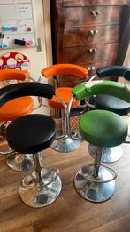 Gratis afhalen 5 barkrukken., Huis en Inrichting, Barkrukken, 5 krukken of meer, Ophalen, Gebruikt, 60 tot 90 cm