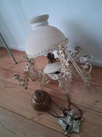 Vintage Brocante Olielamp Hanglamp met Kaarsenhouder, Antiek en Kunst, Ophalen