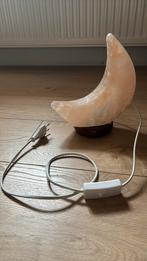 Zoutsteen lamp oranje, Huis en Inrichting, Ophalen, Zo goed als nieuw, Overige materialen, Minder dan 50 cm