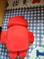 Android rode knuffel met draaiend hoofd 20 cm, Ophalen of Verzenden