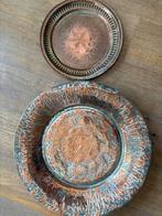 Syrische Koperen Borden - 45 & 28 cm, Antiek en Kunst, Ophalen of Verzenden, Koper