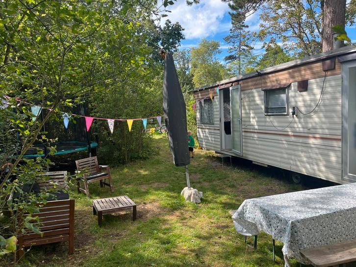 Gezellige prive stacaravan camping Bakkum te huur, Caravans en Kamperen, Verhuur