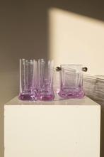 Vintage Italiaanse lila cocktailset met ijsemmer, Antiek en Kunst, Ophalen of Verzenden