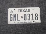 Kentekenplaat Texas USA nummerbord Nummerplaat License plate, Verzamelen, Ophalen of Verzenden, Gebruikt, Auto's