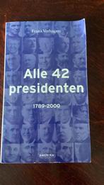 Alle 42 presidenten 1789-2000 - Frans Verhagen, Boeken, Ophalen of Verzenden, Nederland