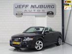 Audi A4 Cabriolet 2.0 TFSI S-Line "Automaat" Leer Xenon Stoe, Auto's, Open dak, Gebruikt, Zwart, 4 cilinders