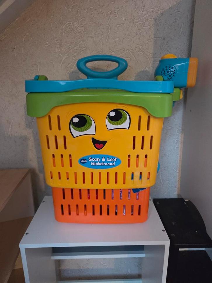 VTech Scan & Leer Winkelmandje - Interactief Speelgoed, Kinderen en Baby's, Speelgoed | Speelkeukens, Zo goed als nieuw, Speelkeuken-accessoire