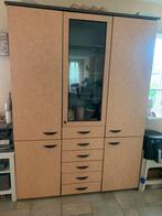 Servieskast met veel bergruimte, Ophalen, Gebruikt, 150 tot 200 cm, Glas