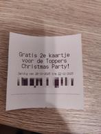 Voucher voor gratis 2e kaartje Toppers Christmas Party, Tickets en Kaartjes, Kortingen en Cadeaubonnen, Eén persoon, Cadeaubon