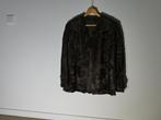 Vintage nerts bontjas – donkerbruin – maat S/M, Ophalen, Bruin, Onbekend, Maat 36 (S)