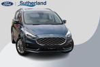 Ford S-Max 2.5 FHEV Vignale 5P 190pk | Full LED | SYNC 3 Nav, Blauw, Origineel Nederlands, Hybride Elektrisch/Benzine, 1902 kg